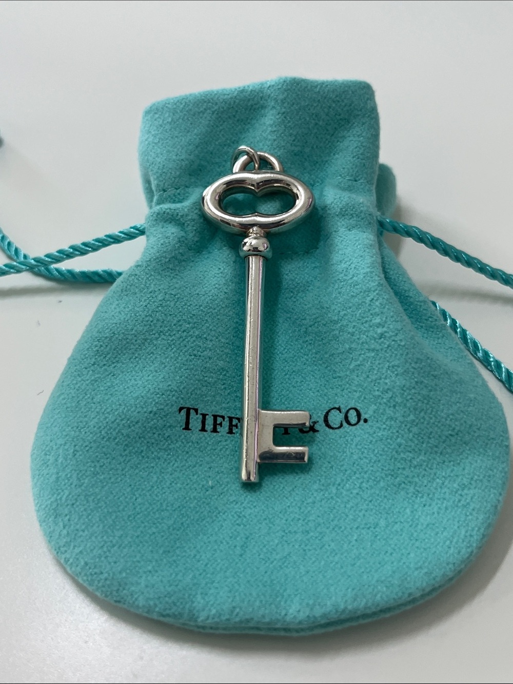 Tiffany & Co. Vintage Oval Key in Sterling Silver